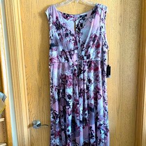 NWT SimplyVera Verawang Floral Dress, Size 1X